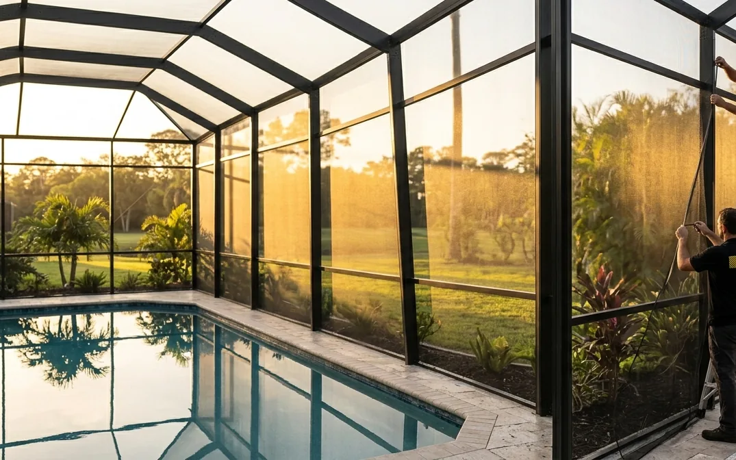How Much Does Pool Cage Rescreening Cost in Tampa?